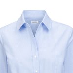 Seidensticker Bügelfreies Slim Fit Hemd mit Stickerei, New Check Light Blue - White 32, SN080619 – Bild 6