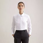 Seidensticker Bluse Regular Fit Oxford Langarm, White 34, SN080660 – Bild 1