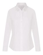 Seidensticker Bluse Regular Fit Oxford Langarm – White