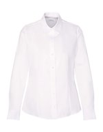 Women´s Blouse Regular Fit Fine Twill Longsleeve – White