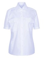 Women´s Pilot Blouse Regular Fit Shortsleeve – Light Blue