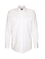 Men´s Pilot Shirt Regular Longsleeve – White