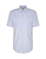 Men´s Pilot Shirt Regular Shortsleeve – Light Blue