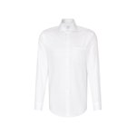 Seidensticker Oxford Langarmhemd Regular Fit Baumwolle, White 38, SN193677 – Bild 3