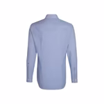 Seidensticker Long Sleeve Shirt Checked/Striped, Non-Iron, Check Light Blue - White 37, SN293600 – image 4