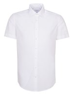 Seidensticker Bügelfreies Slim Fit Business-Hemd, White 36, SN666261 – Bild 3
