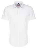 Seidensticker Bügelfreies Slim Fit Business-Hemd, White 36, SN666261 – White