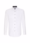 Seidensticker Camicia a maniche lunghe Slim Fit stiro facile, White 42, SN693690 – immagine 3