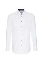 Seidensticker Bügelfreies Slim Fit Langarmhemd, White 36, SN693690 – Bild 3