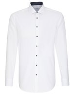 Seidensticker Bügelfreies Slim Fit Langarmhemd, White 36, SN693690 – Bild 2