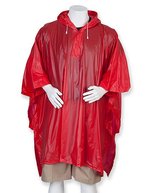 Splashmacs Splashmacs Poncho Black One Size (SP010) – Red
