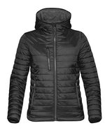 Stormtech Wasserbeständige Thermojacke mit Kapuze – Black/Charcoal