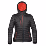 Stormtech Veste Thermique Résistante à l'Eau avec Capuche, Black/True Red M, ST111F – image 3