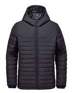 Stormtech Federleichter gesteppten Kapuzenpullover navy – Black