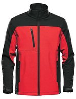 Stormtech Wasserdichte Softshell-Jacke mit Taschen – Bright Red/Black