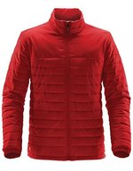 Stormtech Wasserabweisende Herren Steppjacke Stormtech, Azure Blue S, ST81 – Bright Red