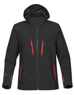 Stormtech Wasserdichte Softshell-Jacke mit Kapuze, Black/Bright Red S, ST83 – Bild 1