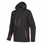 Stormtech Waterproof Softshell Jacket with Hood, Black/Bright Red S, ST83 – image 4