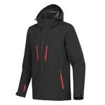 Stormtech Wasserdichte Softshell-Jacke mit Kapuze, Black/Bright Red S, ST83 – Bild 6