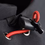 Stormtech Waterproof Softshell Jacket with Hood, Black/Bright Red S, ST83 – image 8
