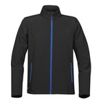 Stormtech Softshell-Jacke mit Fleecefutter für Herren, Black/Azure Blue XL, ST88 – Bild 3