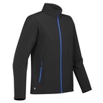 Stormtech Softshell-Jacke mit Fleecefutter für Herren, Black/Azure Blue XL, ST88 – Bild 5