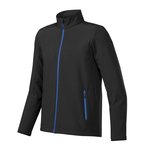 Stormtech Softshell-Jacke mit Fleecefutter für Herren, Black/Azure Blue XL, ST88 – Bild 6
