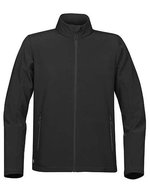 Stormtech Softshell-Jacke mit Fleecefutter für Herren, Black/Azure Blue XL, ST88 – Nero/Carbonio