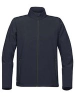 Stormtech Softshell-Jacke mit Fleecefutter für Herren, Black/Azure Blue XL, ST88 – Blu navy/Carbonio