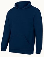 Unisex Organic Cotton Hooded Sweatshirt – True Navy