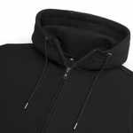 Starworld Bio-Baumwolle Sweatjacke mit Reißverschluss, Deep Black M, SW240 – Bild 4