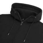 Starworld Bio-Baumwolle Sweatjacke mit Reißverschluss, Deep Black XS, SW240 – Bild 4