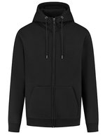 Starworld Bio-Baumwolle Sweatjacke mit Reißverschluss – Deep Black