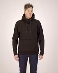 Starworld Bio-Baumwoll-Kapuzen-Sweatshirt mit Handytasche, Deep Black L, SW245 – Bild 2
