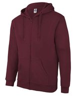 Raglan Kapuzensweatshirt mit Fleece-Futter – Burgundy