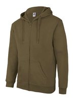Starworld Raglan Kapuzensweatshirt mit Fleece-Futter, Black XL, SW250 – Kaki