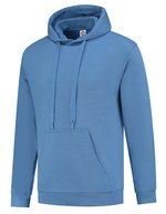 Sweatshirt mit Kängurutasche und Fleece – Bright Blue