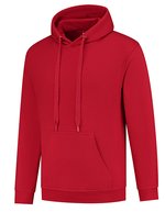 Sweatshirt mit Kängurutasche und Fleece – Bright Red