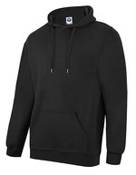 Starworld Sweatshirt mit Kängurutasche und Fleece, Atoll XS, SW271 – Profond Noir