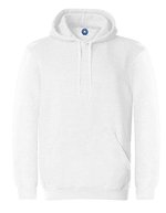 Starworld Sweatshirt mit Kängurutasche und Fleece, Atoll XS, SW271 – Blanc