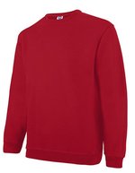 Langarm Sweatshirt mit Antipilling-Ausstattung – Bright Red