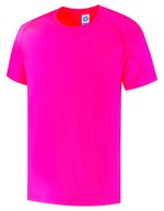 Men´s Sport T-Shirt – Fluorescent Fuchsia