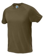 Starworld Atmungsaktives Sport T-Shirt mit Raglan-Ärmeln, Anthracite XS, SW300 – Kaki