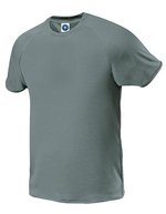 Starworld Atmungsaktives Sport T-Shirt mit Raglan-Ärmeln, Anthracite XS, SW300 – Sport Gris (Melange)