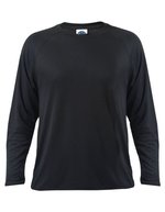 Starworld Langarm Sportshirt mit Raglan-Ärmeln – Black