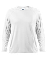Starworld Langarm Sportshirt mit Raglan-Ärmeln – White
