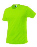 Starworld Sportshirt mit UV-Schutz und Ripp-Kragen – Fluorescent Green