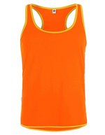Starworld Ärmelloses Sport-Shirt aus Ultra-Tech-Material, Atoll/White XS, SW305 – Fluorescent Orange/Or