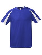Starworld Ultra-Tech Sportshirt mit Kontrast-Ärmeln – Deep Royal/White