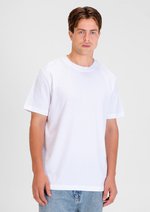 Unisex Organic Cotton Relaxed Fit T-Shirt – Blue Lilac